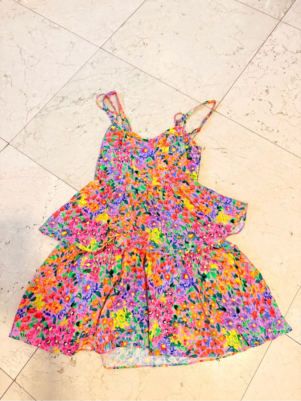 Amanda Up Richard Caelynn Print Mini Dress